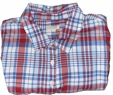 Talbots Womens Button Down Shirt, Medium, Multicolor Plaid