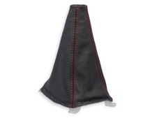 FÜR KIA SPORTAGE II JE/KM 04-10 SCHALTMANSCHETTE SCHALTSACK LEDER NAHT ROT