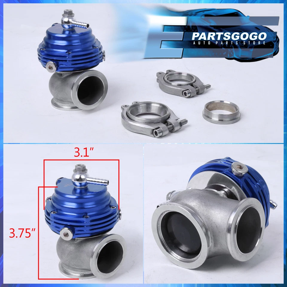 35mm 38mm External Compact V Band Manifold Blue Mini Waste Gate Dump Valve Mount - Изображение 2 из 4