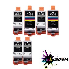 2SET2BK Ink for PGI-35 9.5ml CLI-36 CL 12.5ml PIXMA IP100