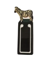 Zebra Bookmark Quitter Strip Page Clip Black and White 