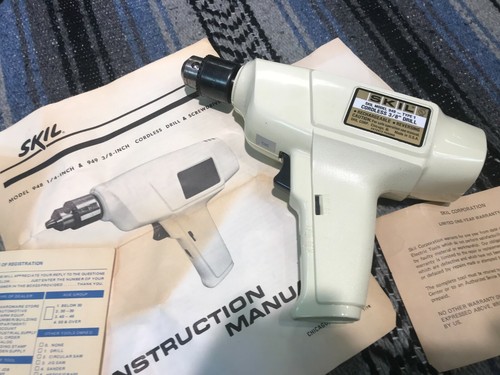 VINTAGE SKIL CORDLESS DRILL1970's SKIL 