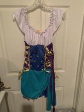 Leg Avenue Gypsy Fortune Teller Costume Adult Size Medium/Large Dress