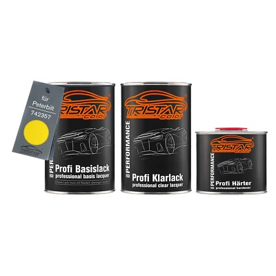 Autolack Set Dose spritzfertig für Peterbilt 742357 Yellow 2,5L