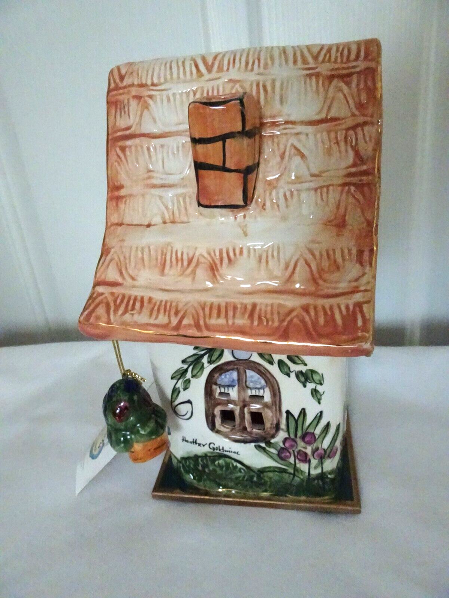Blue Sky Clayworks Candle House Floral Boquet 10