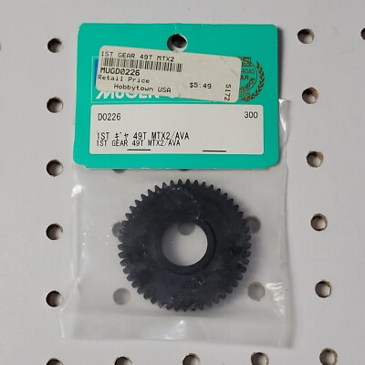 Mugen Seiki ~ MTX / AVA ~ D0226 ~ 1st Spur Gear 49T NIP NOS 49 Tooth 