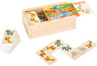 Small Foot Domino Safari Holzdomino Legespiel Tiere Dominospiel Lernspiel Holz
