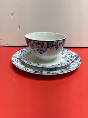 Noritake Bloomington Road 6 Piece Place Setting Dinnerware Set Service For 2 @