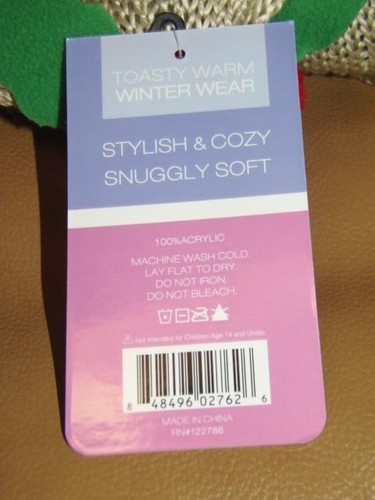 FESTIVE KNIT HAT - YOU WILL GET THE ONE IN THE PICTURES - ONE SIZE (BLU-23-4) - Afbeelding 4 van 4