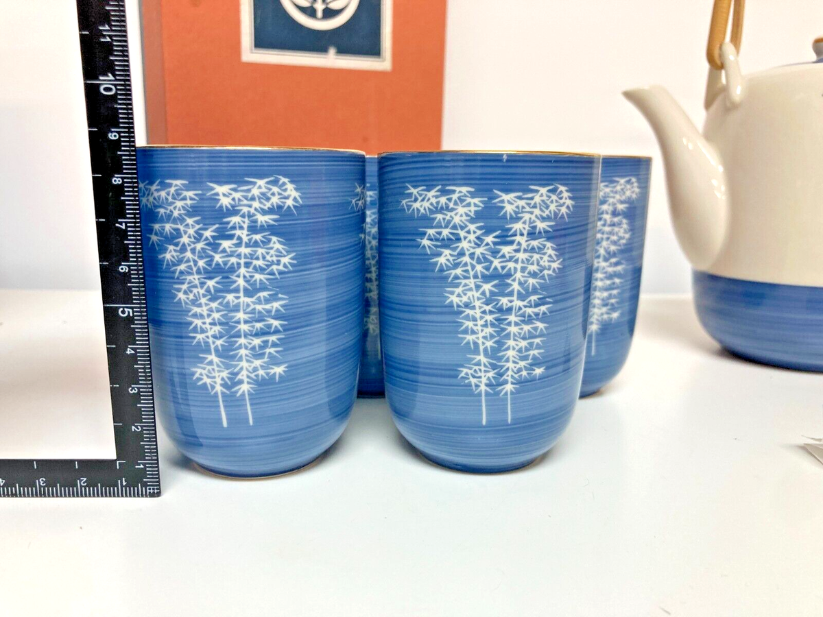 Tachikichi Tableware Tea cup & Pot set Kyusu Yunomi Japan #1A14
