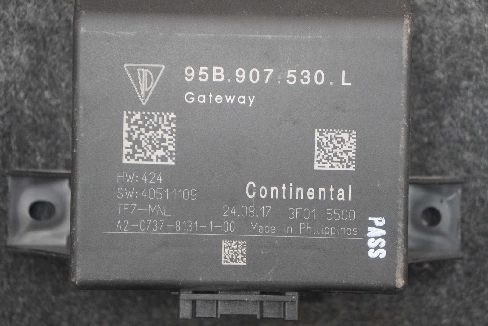 Porsche 911 GT3 2018 Gateway module