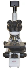 Phase Contrast Microscope Turret Condenser Plan Infinity Optics 10MP USB Camera