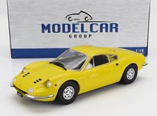 1969 Ferrari Dino 246 GT 1/18 Yellow MCG Model Car Group MCG18168
