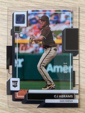 2022 Panini Donruss Clearly rc CJ ABRAMS #ed 36/50! San Diego Padres
