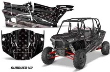 UTV Graphics Decals Stickers for Polaris RZR 1000 XP 4-Door 13-18 Subdued