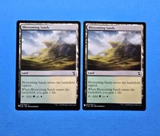 2x Blossoming Sands List Mystery Booster Commander 2018 Mtg Magic Card Land 237