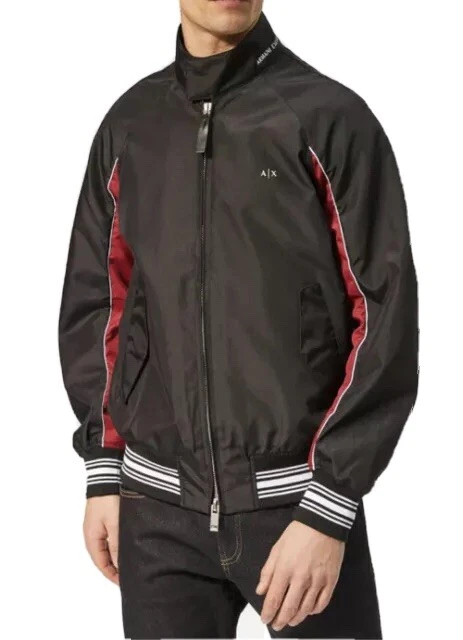 Armani exchange red jacket deals