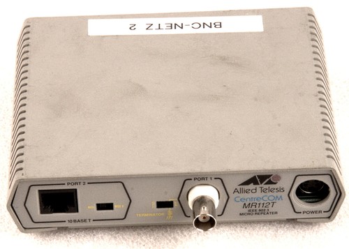 Micro répéteur Allied Telesyn CentreCOM AT MR112T BNC coaxial - UTP RJ-45 - Photo 2/3