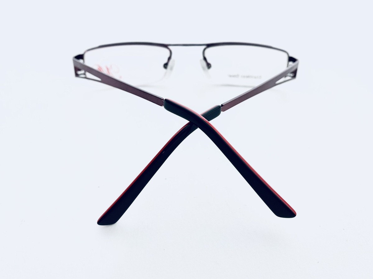 Maggie Yao Youth Purple Burgundy Metal Rectangular Glasses Maggie Yao Youth Purple Burgundy Metal Rectangular Glasses