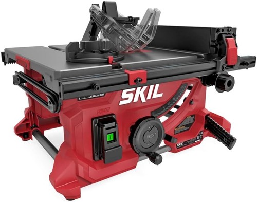 8.5 Inch Jobsite Table Saw - 15 Amp, 5000 RPM Portable Table Saw With Stand & Dust Collection