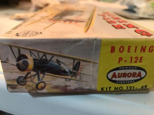 Aurora Boeing P-12E plane kit # 121-69. 1958 issue. fg - Picture 2 of 3