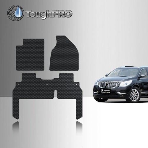 ToughPRO Floor Mats Black For Buick Enclave Bench All Weather 20092017