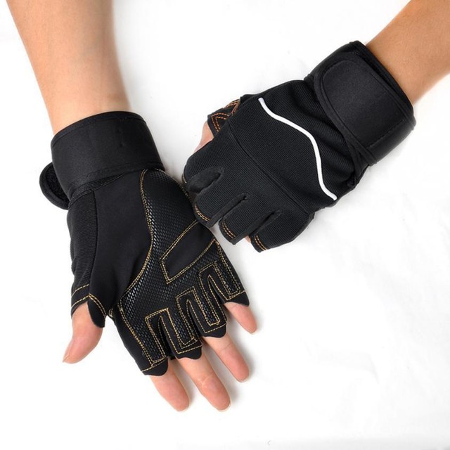 workout fingerless gloves
