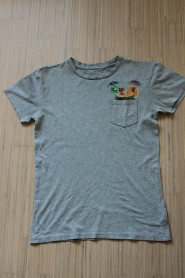AEROPOSTALE - Herren-Shirt - T-Shirt - grau mit Aufdruck -  Größe XS