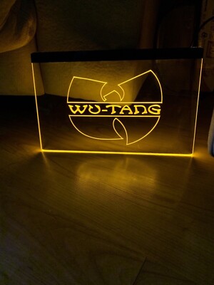 Wu Tang Band Logo Bier Bar LED Neonlicht Schild Geschenk Deko für Club Pub Party