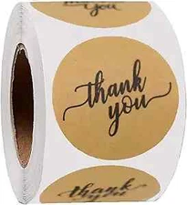 Thank You Stickers | Thank You Stickers for Small Business | 500 Self-Adhesive 