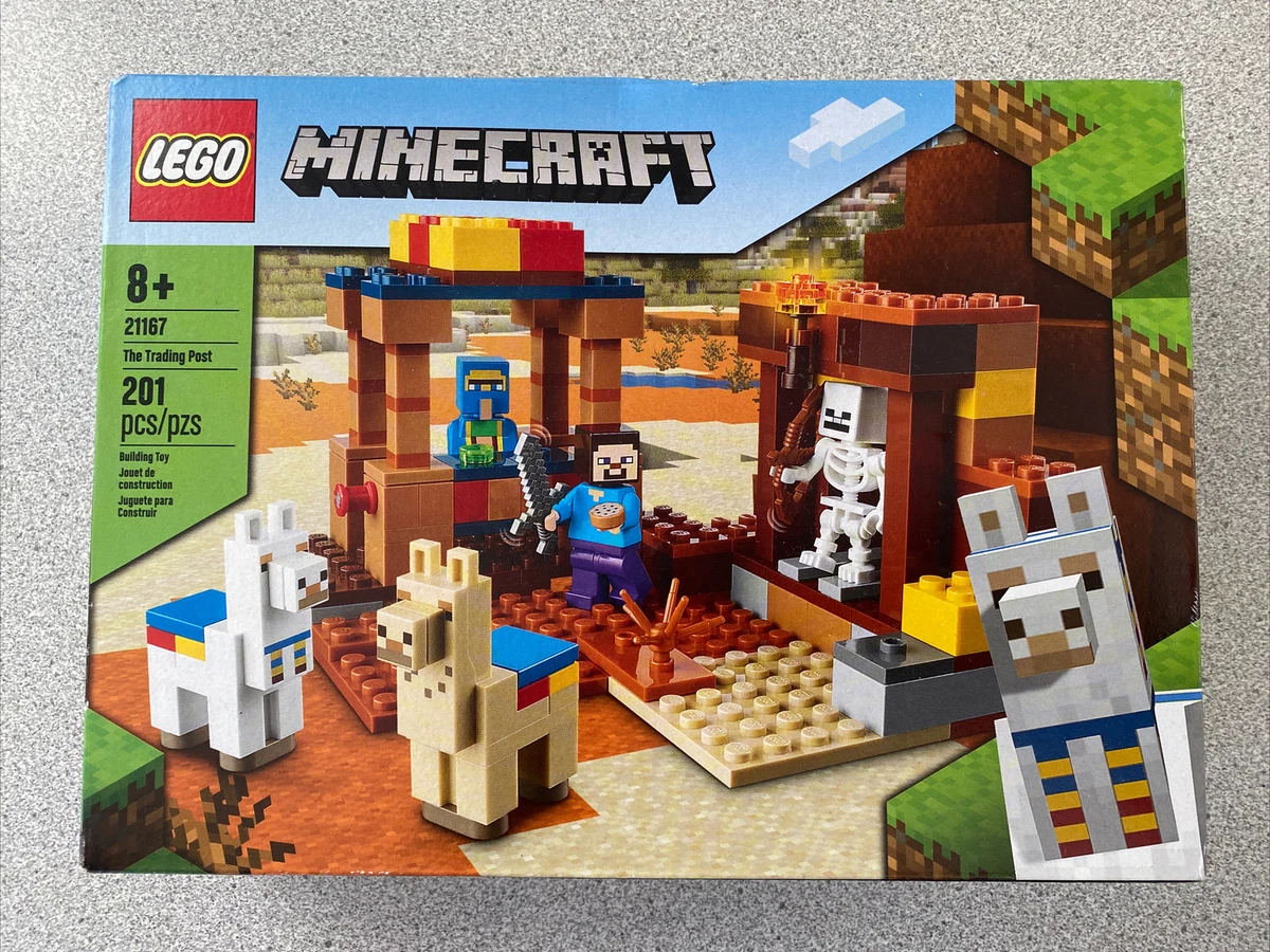 NIB Sealed LEGO 21167 Minecraft The Trading Post 201 Pcs eBay