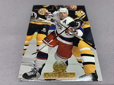1994 Donruss The Leaf Set Hockey Card #395 Kris King Winnipeg Jets