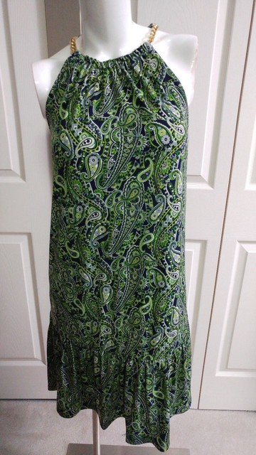 michael kors paisley print dress