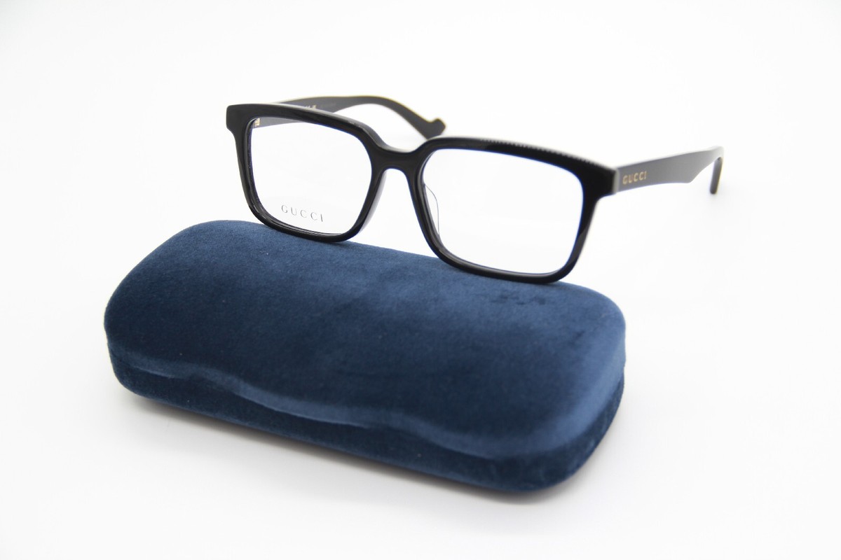 メガネ Gucci Eyeglasses GG0966OA 002 Designer Asian Fit Gucci MAN Eyeglasses GG0966OA BLACK-BLACK-TRANSPARENTnew