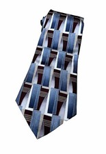 Vintage Wembley Necktie Mens Abstract Geometric Silk Designer Classic Luxury