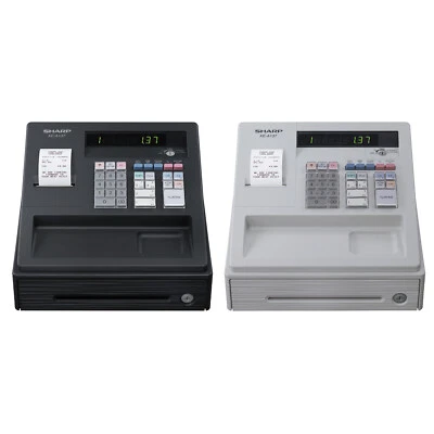 Sharp Cash Register Black or White XEA137 XE-A137- Basic Shop and Retail Till