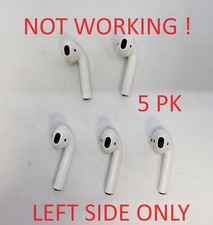 5 PACK Original Apple AirPods 1st Gen - LEFT Side ONLY A2031 NOT WORKING  