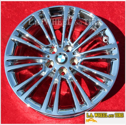 BMW 5-Series Style 634 OEM 18" Set Of 4 Chrome Wheels 86326 - Picture 1 of 8