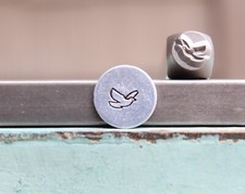 SUPPLY GUY 6mm Flying Dove Metal Punch Design Stamp SGCH-513