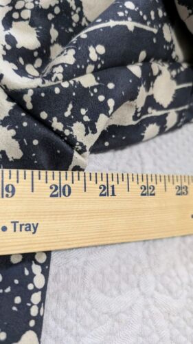 New Blazer Medium By Crazy Train Navy/Tan "Paint Splatter" Fully Lined - Picture 4 of 7