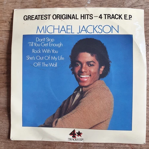 MICHAEL JACKSON, Greatest Original Hits, 4 Track E.P. 1982 UK copy A2 B2, VVG/VG