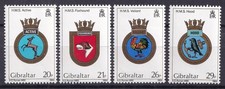 Gibraltar 1983 Wojskowy 'The Royal Navy' kompletny zestaw czysty / MNH