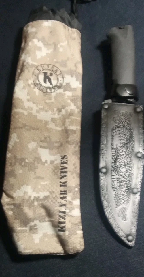 Bolsa de transporte impermeable con funda de cuero Kizlyar Korshun Aus8 Foto 4 de 4