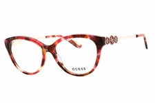GUESS GU50230-068-53 Eyeglasses Size 53mm 16mm 140mm red Women