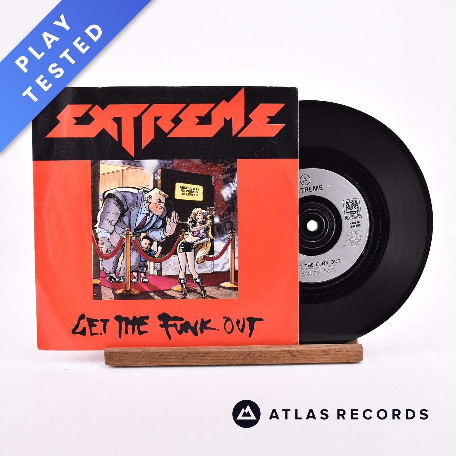 Extreme - Get The Funk Out - 7"" Vinyl Record - VG+/EX
