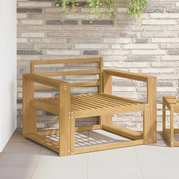 Armlehnenmodul 2 Pcs Weiß 78,5 X 10 X 61 Cm Massivholz Akazie Akazienarmlehnen S-image