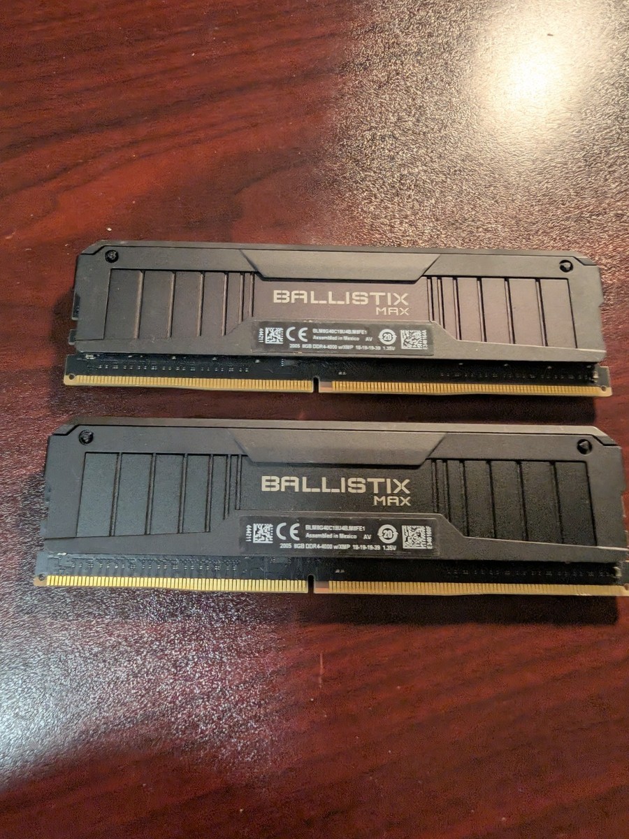 Crucial Ballistix 16GB (2 x 8GB) PC4-25600 (DDR4-3200) Memory