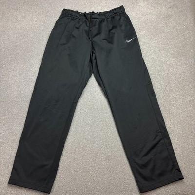 Nike Trainingshose Erwachsene X Large schwarz Y2K Swoosh Fleece Hip Hop Baggy Jogginghose Herren