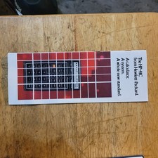 Vtg HP Hewlett Packard 41-C Calculator Brochure Pamphlet Info 10 Pgs.