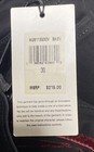 7 For All Mankind Women's The Skinny Black Velvet Side Stripe Pants NWT Sz 30 — photo 5